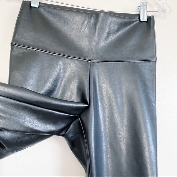 WHITE HOUSE BLACK MARKET Vegan Leather Leggings 4 - Picture 4 of 8